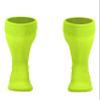 Pee Wee Soccer Socks, 2 to 4 Years, Toddler Soccer Knee High Tube Socks, Little Kids Soccer Socks (Neon) view 3