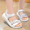 Children Shoes Summer Butterfly Sandals with Diamond Fashion Little Girl Soft Bottom (White, 10.5-11 Years Big Kids) view 3