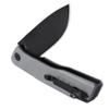 Petrified fish PFB02 Loco Pocket Knife, 3.70" D2 Satin Blade Camping Knife, 5.29oz G10 Handle Flipper Liner lock Folding knife for EDC (Gray Black Stonewashed) view 4