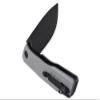 Petrified fish PFB02 Loco Pocket Knife, 3.70" D2 Satin Blade Camping Knife, 5.29oz G10 Handle Flipper Liner lock Folding knife for EDC (Green Satin) view 4