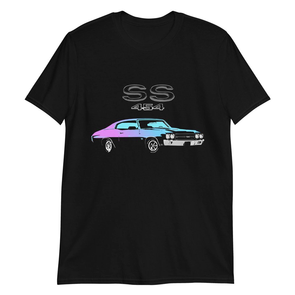 1970 Chevy Chevelle 454 SS LS6 Miami Nights Edition Muscle Car Owner T-Shirt Black