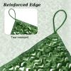 2X3m 3X5m 4X8m 5X6m 5X10m Green Camouflage Mesh, Army Camouflage Net, Camouflage Sunscreen, Party Decorations, Military Shade Net, Light And Durable,For Hunting, CampingCustomized Size ( Size : 3x6m view 4
