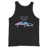 1970 Chevy Chevelle 454 SS LS6 Miami Nights Edition Muscle Car Owner Mens Tank Top Black view 1