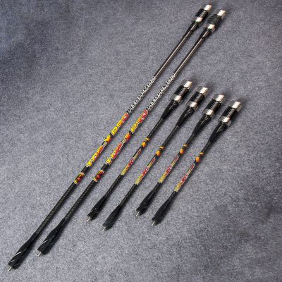 Archery Bow Stabilizer Balance Bar Rod for Compound Recurve Bow 12/15/30/33 Inch Damping Shock Absorber Carbon Fiber Stabilizer (12inch, Type 1)