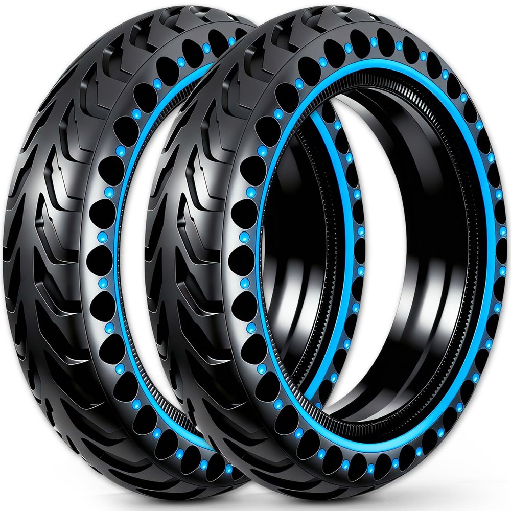 BABEJIA 2-Pack 50/75-6.1 Scooter Tire Tubeless, Upgrade Your Scooter with 8.5x2.0 Airless TIres, Puncture-proof, 8 1/2 x2 Replacement Tyre Compatible with Gotrax GXL V2/XR/APEX, Hiboy S2, etc