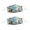 KEDMOT Reusable and Washable Face Mask, Reusable Cotton Masks With Adjustable Ear Loop for Women Man (green) view 1
