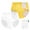 EZ Moms 2 Packs Reusable Swim Diapers Toddler Baby Swim Diaper Size 1 Washable Snap Pool Swimming Diaper 12-18 Months Soft Waterproof Diapers for Swimming Lessons Boys and Girls with a Laundry Bag view 1