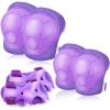 BOSONER Basic Kids Protective Gear: Kids Knee Pads and Elbow Pads with Wrist Guards Set for 3-15 Years - Design for Roller Skates, Cycling, BMX Bike, Skateboard, Inline Skating, Scooter Riding Sports view 1