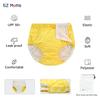 EZ Moms 2 Packs Reusable Swim Diapers Infant Baby Swim Diapers 6-9 Months Washable Snap Pool Swimming Diaper 3-6 Months Newborn Water Diaper for Swimming Lessons Boys and Girls with a Laundry Bag view 2