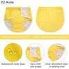 EZ Moms 2 Packs Reusable Swim Diapers Infant Baby Swim Diapers 6-9 Months Washable Snap Pool Swimming Diaper 3-6 Months Newborn Water Diaper for Swimming Lessons Boys and Girls with a Laundry Bag view 3