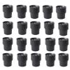 BEITESI Replacement Mini Trampoline Leg Cap Tips Trampoline Leg Cap Chair Leg Caps Replaceme nt Rubber Cap Tips Floor Pads for Mini TrampolineBlack (20pack) view 1