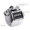 Tally Counter, 4 Digit Display Metal Mechanical Clicker Lap Counter Metal Hand Tally Counters Clicker for Counting,Golf Scoring,Sport Stadium Coach Referees School Event view 2