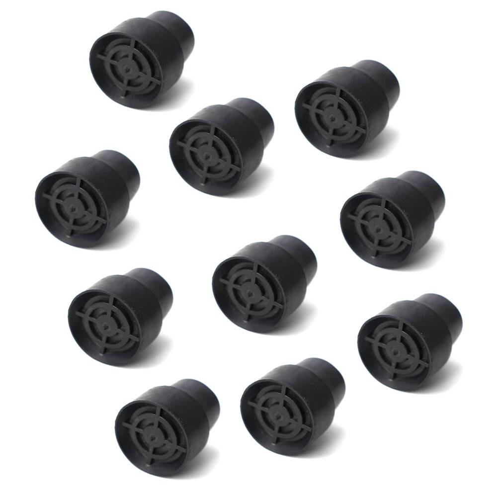 BEITESI Replacement Mini Trampoline Leg Cap Tips Trampoline Leg Cap Chair Leg Caps Replaceme nt Rubber Cap Tips Floor Pads for Mini TrampolineBlack (10pack)