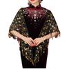Tinhulf Women's Lace Crystals Shawls Wraps Scarfs Shoulder Cape Shrug Stole for Wedding Evening Prom Chi-pao Dresses view 1