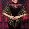 Tinhulf Women's Lace Crystals Shawls Wraps Scarfs Shoulder Cape Shrug Stole for Wedding Evening Prom Chi-pao Dresses view 2