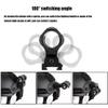 LThyzszb Tactical Helmet Light with Mount Mini LED Helmet Flashlight 300 lumens LED with Strobe, Fits 20mm Picatinny Rail Mount (Black) view 2