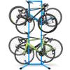 GOEHNER's 4 Bike Storage Rack Garage (Max. 240LBS), 4 Bicycle Indoor Standing Bike Rack, Height Adjustable for Road Mountain Bicycles view 1