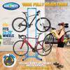 GOEHNER's 4 Bike Storage Rack Garage (Max. 240LBS), 4 Bicycle Indoor Standing Bike Rack, Height Adjustable for Road Mountain Bicycles view 4