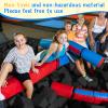 Treela 10 Pieces Foam Pit Blocks, Foam Gym Cubes, 4 x 4 x 4 in Protective Trampoline Padding for Gymnastics, Parkour Courses, Trampoline Arenas, BMX (Gray) view 2