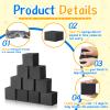 Treela 10 Pieces Foam Pit Blocks, Foam Gym Cubes, 4 x 4 x 4 in Protective Trampoline Padding for Gymnastics, Parkour Courses, Trampoline Arenas, BMX (Gray) view 4