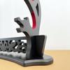 FLURSAILE 4-Tier Sword Stand Vine Sword Rack Table Display Stand for Katana, Lightsaber, Genji, Samurai Swords view 3