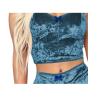 JEsilunmaMY 2 Piece Lingerie Set for Women Sexy V Neck Cami Top with High Waist Panties Solid Color Slim Fit Underwear Sets (Dark Blue,Small) view 2
