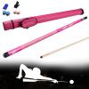1/2 Split Detachable Billiard Cue Sticks, Maple Wood Pool Sticks Set, 13mm Head, Canadian Hard Maple, Popularity, Black and White, Diameter Grip, Pool Stick for Bar House Pool Table Sports view 1