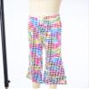 CHICTRY Kids Girls Shiny Sequin Dance Pants Wide Leg Bell-Bottoms Trousers Disco Jazz Dance Trouser Colorful 9-10 Years view 3