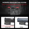 Solofish 800lm Pistol Light Laser Combo with Adjustable Rail, Shockproof Green Laser Sight and Gun Light with Strobe Function, Rechargeable view 2