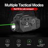 Solofish 800lm Pistol Light Laser Combo with Adjustable Rail, Shockproof Green Laser Sight and Gun Light with Strobe Function, Rechargeable view 3