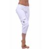 Capri Leggings for Women Knee Length Butt Lift Tights Tummy Control Yoga Workout Exercise Capri Pants with Pockets view 2