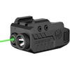 SOLOFISH 450lm Slidable Pistol Light Laser Combo for Compact Rail, Shockproof Gun Light and Green Laser Sight with Strobe & Memory, Rechargeable view 1