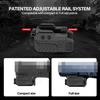 SOLOFISH 450lm Slidable Pistol Light Laser Combo for Compact Rail, Shockproof Gun Light and Green Laser Sight with Strobe & Memory, Rechargeable view 2