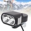 Bike Lights, Headlight LED Lamp with Warning Horn for Night Riding 5W view 3