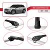 apline Compatible with Mini Countryman 2 (F60) 2017-2023 ACE-1 Car Roof Rack Cross Bar Black Aluminium 2 Bars view 4