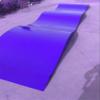 Cliab Multiuse Sports Ramp for Kids Made of Metal with Load Capacity of 300 LB for Skateboard, Scooter, Dirt Bike, Bicycle, RC Cars, Ripstik, BMX Jump, Kicker Ramp, Balance Bike, Blue Color One Piece view 4