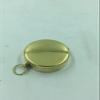 Brass Pirate Compass W/Lid, Mini Pocket Style Pendant 1.75", Set Sail view 3
