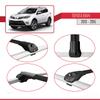 Compatible with Toyota RAV4 IV (XA40) Pre-Facelift 2013-2015 ACE-1 Car Roof Rack Cross Bar Black Aluminium 2 Bars view 4