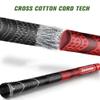 Geoleap Golf Grips Set of 13- Grips with Tapes and Grips with All Repair Kits for Choice,Hybrid Golf Club Grips All Weather Contral, High Feedback & Traction Golf Grips for Men and Women. (Red(Grips with All Repair Kits), Standard) view 3
