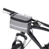 Bike Handlebar Bag, Cycling Front Storage Pouch Bag with Mesh Pocket and Reflective Stripe Bike Basket Bags Cycling Accessories view 2