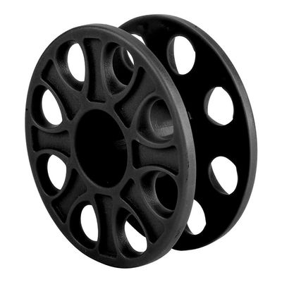 Cyrank Diving Finger Spool, Plastic Diving Spool Ultralight Finger Reel Spool for Scuba Diving Dive Diver Underwater Accessory(Black)