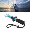 Pilipane Fish Grabber Gripper , Stainless Steel Fish Grabber , Fish Lip Grabber Gripper , Fish Grabber Stainless Steel Closed Type Jaw Handle Design Protective Coating Portable Fish Mouth Grabber(Blue) view 4