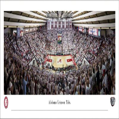 Alabama Crimson Tide Basketball - Unframed 40 x 13.5 Poster by Blakeway Panoramas