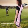 Golfer cl ub Bag, Travel Golfer cl ub Carry Bag, 2 Colors Portable Lightweight Golfer Bag with Cushioned Shoulder Strap, Nylon Long-Lasting Storage Bag for Holding Golfer cl ub (Pink) view 3