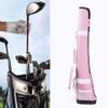 Golfer cl ub Bag, Travel Golfer cl ub Carry Bag, 2 Colors Portable Lightweight Golfer Bag with Cushioned Shoulder Strap, Nylon Long-Lasting Storage Bag for Holding Golfer cl ub (Pink) view 4