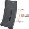 Clover Airsoft-PTS EPM1 M4 Mid Cap Magazine - 250 BB Capacity Mag - Fuel Gauge Indicator - No Rattle Magazine Design (Black, 1 Magazine) view 3