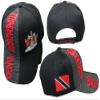 Trinidad & Tobago Country Black Red Letters Patch On Side Embroidered Hat Cap view 1