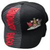 Trinidad & Tobago Country Black Red Letters Patch On Side Embroidered Hat Cap view 2