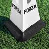 FORZA Pro 12in Tri Marker Cones - Set of 4 or 8 with Optional Rubber Bases (with Bases, White, Pack of 8) view 4