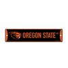 Rico Industries NCAA Oregon State Beavers Black 4" X 17" Plastic Street Sign view 1